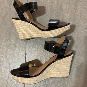 Brash- Women’s Black Patent Platform Wedge. SZ: 6.5